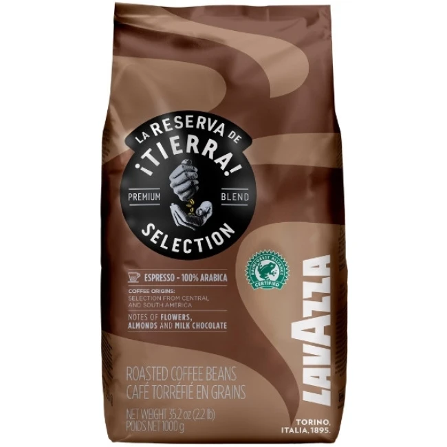 Cafea Boabe Tierra Selection Lavazza 1Kg